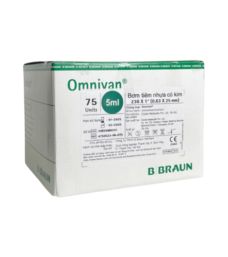 Bơm tiêm nhựa có kim Omnivan® image 1