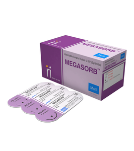 Chỉ phẫu thuật tự tiêu tổng hợp đa sợi Meril Megasorb Polyglycolic Acid Suture